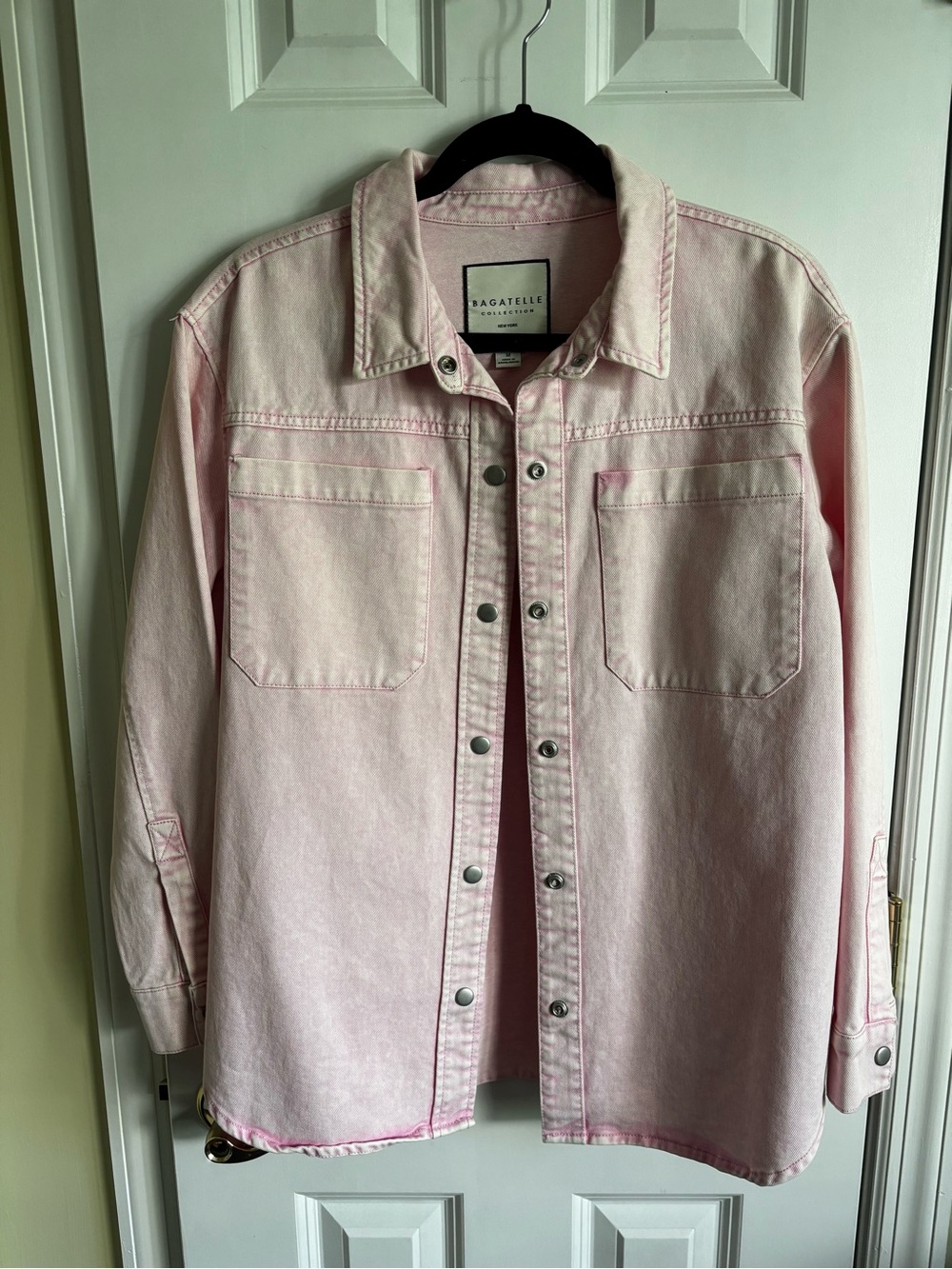 bagatelle Pink Denim Jean Jacket